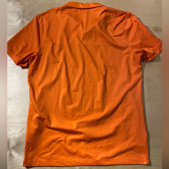 Nike Golf Men's Orange and Gray Polo Shirt Medium (MW) - Picture 14 of 14